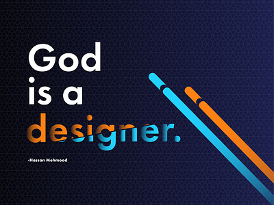 God is a Designer | Wallpaper Design designer god graphic graphic design island wallpaper wallpaper design