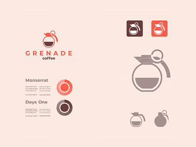 coffe granad awesome brand branding clean coffee color creative design design logo designer graphic graphic design grenade illustration inspiration logo minimalist logo modern new vector