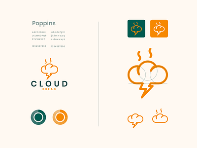 cloud bread art awesome brand brand identity branding bread cloud design designer dualmeaning elegant graphic icon identity illustration inspiration logo modern new vector