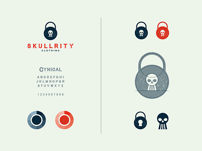 skullrity awesome brand branding clothing combination company design designer dualmeaning fashion graphic icon illustration inspiration logo modern scurity skull symbol vector