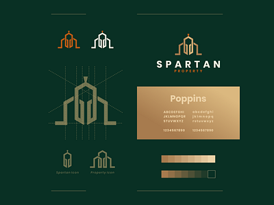 spartan Property awesome brand branding clean combination design designer dualmeaning graphic icon icon design identity illustration illustrator inspiration logo property simple spartan vector