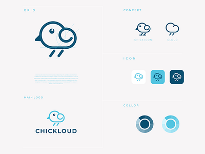 chickcloud awesome brand branding chick clean cloud combination logo company concept design designer dualmeaning graphic icon identity illustration inspiration logo modern vector