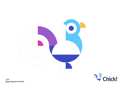 Chick! brand branding design graphic illustration inspiration logo ui ux vector