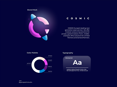 Cosmic brand branding design graphic illustration inspiration logo ui ux vector