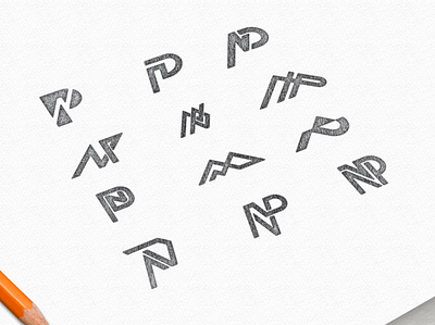 Lettermark NP brand branding design graphic illustration inspiration lettermark logo ui ux vector wordmark