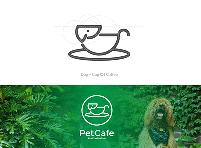 Pet Cafe brand branding design graphic illustration inspiration logo ui ux vector