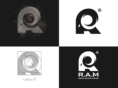 R.A.M brand branding design graphic illustration inspiration logo ui ux vector