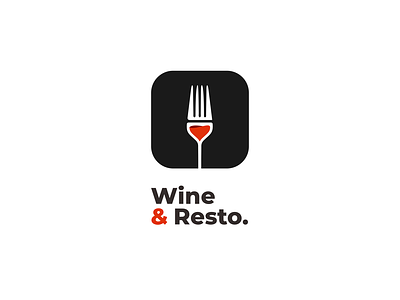 Wine & Resto brand branding design graphic illustration inspiration logo ui ux vector