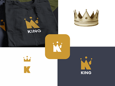 King brand branding design graphic illustration inspiration logo ui ux vector