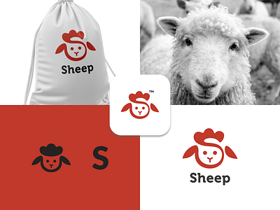 Sheep brand branding design graphic illustration inspiration logo ui ux vector
