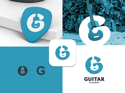 Guitar Logo concept brand branding design graphic illustration inspiration logo ui ux vector