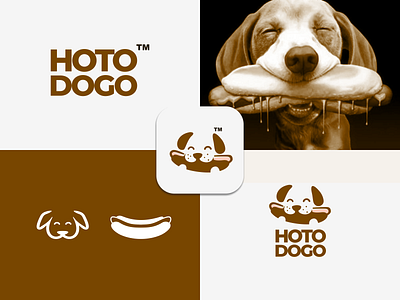 Hoto Dogo brand branding design dog graphic illustration inspiration logo menu