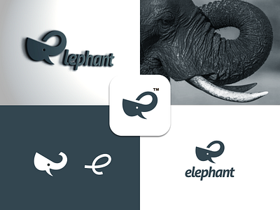 elephant logo concept