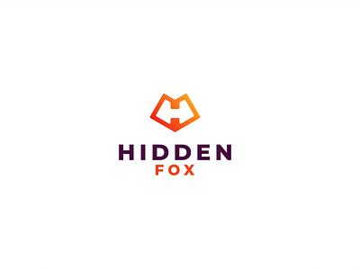 Hidden Fox 3d animation brand branding combination design fox graphic graphic design hidden icon illustration logo modern motion graphics symbol typography ui ux vector