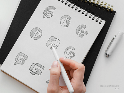 Letter GP Logo Exploration brand branding design graphic illustration logo typography ui ux vector