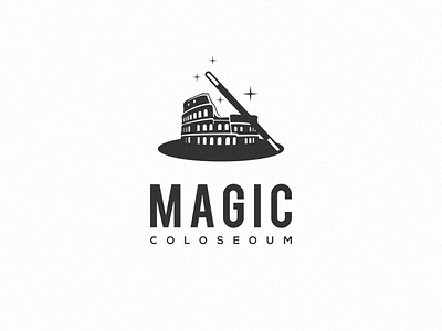 Magic Colosseum art awesome brand branding colosseum company design designer dualmeaning graphic icon illustration inspiration logo magic vector