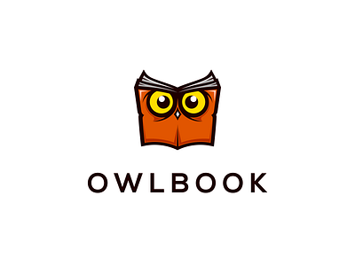 Owlbook art awesome book brand branding company design designer dualmeaning graphic icon illustration logo owl smart vector