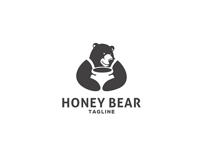 Honey Bear art awesome bear brand branding cartoon cartoon character cartoon design company design designer dualmeaning graphic hidden meaning honey icon illustration inspiration logo vector