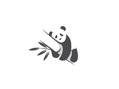 Lazy Panda art awesome bamboo brand branding cartoon cartoon character cartoon design company design designer graphic icon illustration inspiration logo panda vector