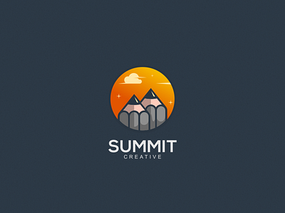 Summit art awesome brand branding company design designer dualmeaning graphic hidden meaning icon illustration inspiration logo logotype typography vector