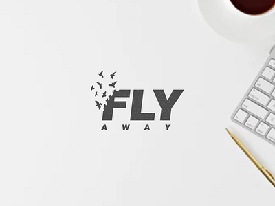 Fly animal art awesome bird brand branding company design designer dualmeaning graphic hidden meaning icon illustration inspiration logo logotype typography vector