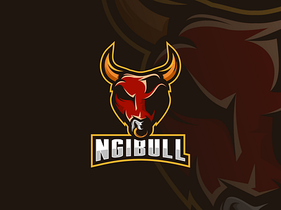 Bull Esport Logo animal art awesome brand branding cartoon character company design designer esport graphic icon illustration inspiration logo logotype typography vector