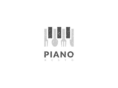 Piano Resto Logo Design