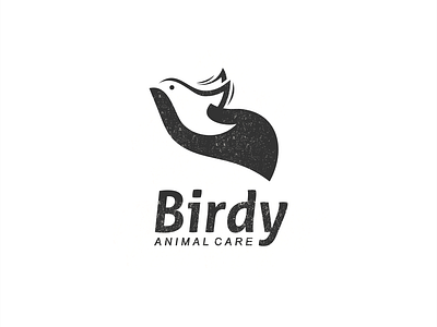 Bird Logo animal art awesome bird brand branding care company design designer dualmeaning graphic hand hidden meaning illustration inspiration logo monogram typography vector