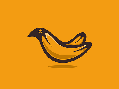 Banana Bird animal art awesome banana bird brand branding cartoon cartoon design company design designer dualmeaning graphic icon illustration inspiration logo vector
