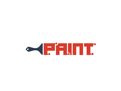 Paint Logo art awesome brand branding company design designer dualmeaning graphic hidden meaning icon illustration inspiration logo monogram paint typography vector