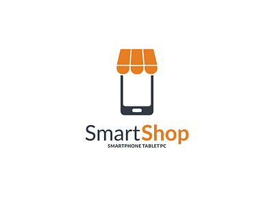 Smartshop Logo art awesome brand branding company design designer dualmeaning graphic icon illustration inspiration logo logotype monogram shop smart smartphone typography vector