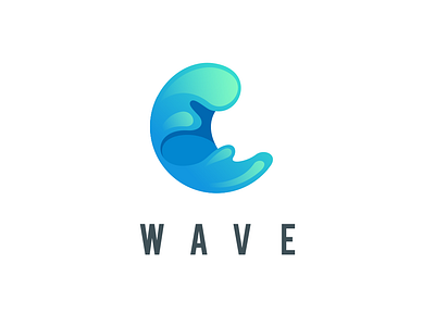 Wave art awesome brand branding company design designer graphic icon illustration inspiration logo monogram typography vector wave