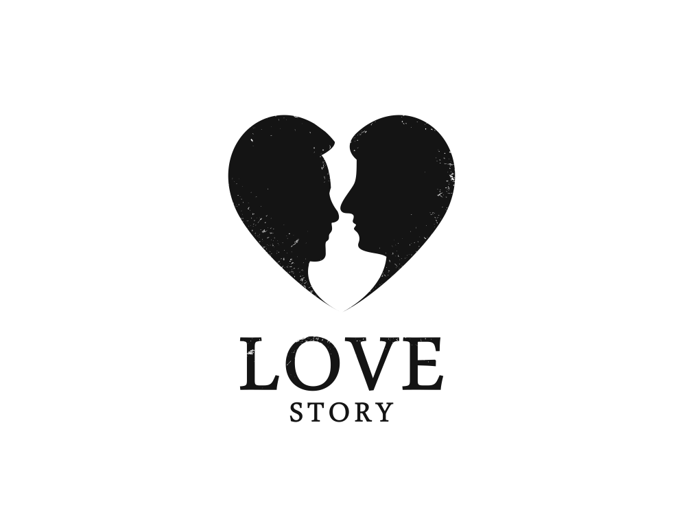 Love Story Paper Heart Sign Valentines Day Card Stock Illustration -  Download Image Now - Appliqué, Art And Craft, Backgrounds - iStock