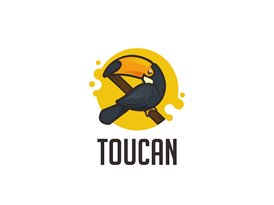 Toucan Logo animal art awesome brand branding cartoon company design designer graphic icon illustration inspiration logo toucan toucan logo vector