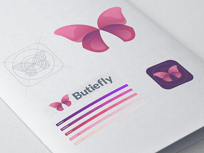 Butiefly Logo animal art awesome brand branding butterfly butterfly logo company design designer dualmeaning graphic icon illustration inspiration logo modern monogram vector