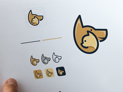 Cat and dog Logo Concept