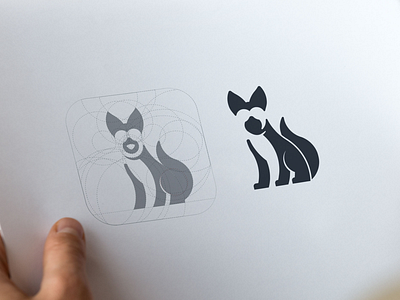 Dog Logo animal app awesome brand branding company design designer dog dog logo graphic hidden meaning icon illustration inspiration logo monogram negative space negative space logo vector