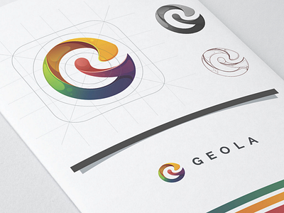 Letter G logo for GEOLA app awesome brand branding design designer g g logo graphic hidden meaning icon illustration inspiration lettering lettermark logo logotype monogram typography vector