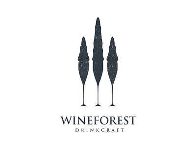 WineForest art awesome bottle brand branding design designer dualmeaning forest forest logo graphic hidden meaning icon illustration inspiration logo vector wine wine logo