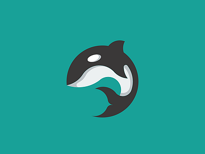 Orca with Circle Shape Design by Garagephic Studio on Dribbble