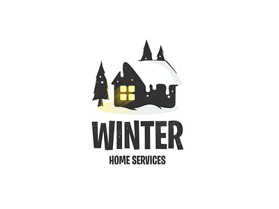 WINTER HOME awesome brand branding design designer graphic home home logo icon illustration inspiration logo vector winter winter logo