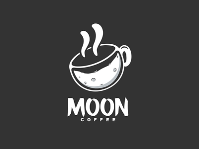 Moon Coffee Logo Combination