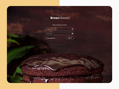 Brown Bakers app design bakers branding dashboad dashboard design design icon illustration login form login page ui desgin ux design ux designer ux research web design website concept website design xd design xd ui kit xddailychallenge