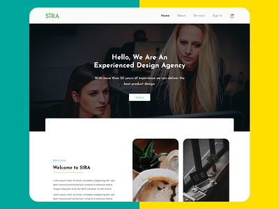 Landing Page Design agency landing page agency logo agency website app design branding design icon illustration landing landing page landing page design ui design ux design ux research web design website design websites xd design