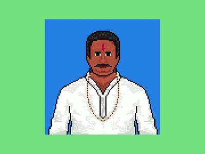 NFT- Thakur Baccha bollywood bollywood movies crypto art movie nft nft art nft character nft collecter nft creator pixel art vector