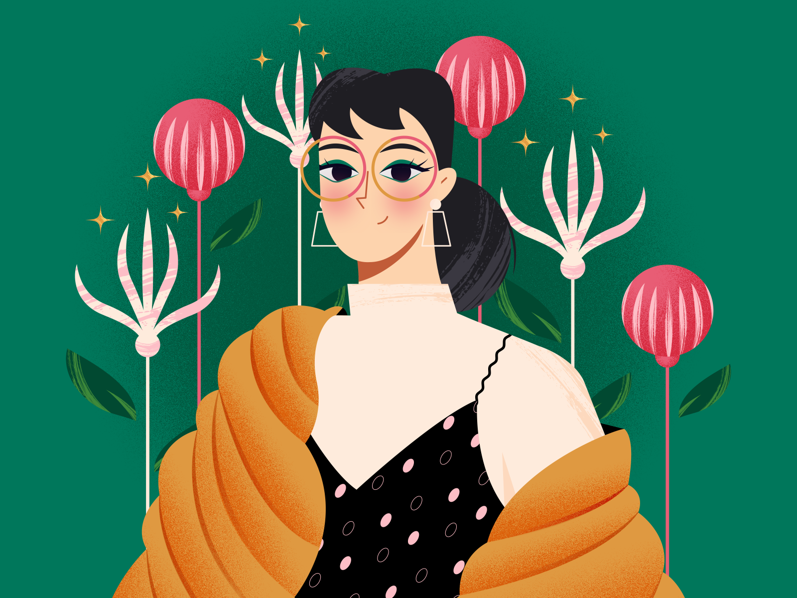 Spring Girl By Tamanna Mundhra On Dribbble