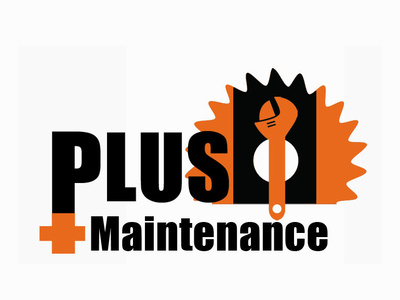 Plus Maintenance branding logo logos