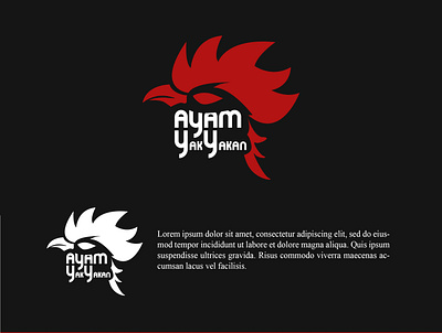 Ayam Yak Yakan branding logo