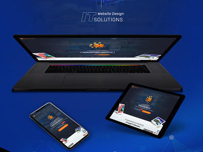 2019 Website Design - IT Solution animation branding design fontawesome googlefont icon parallax responsive ui ux vector web website wordpress