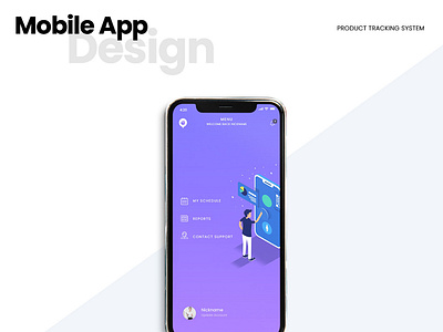 Mobile App Design - Product Tracking System adobe xd hybrid app mobile app mobile app development mobile design mobile interaction ui ux